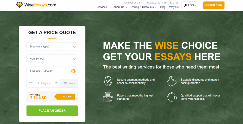 wise essays reviews